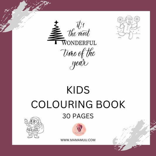 Christmas colouring pages for kids free