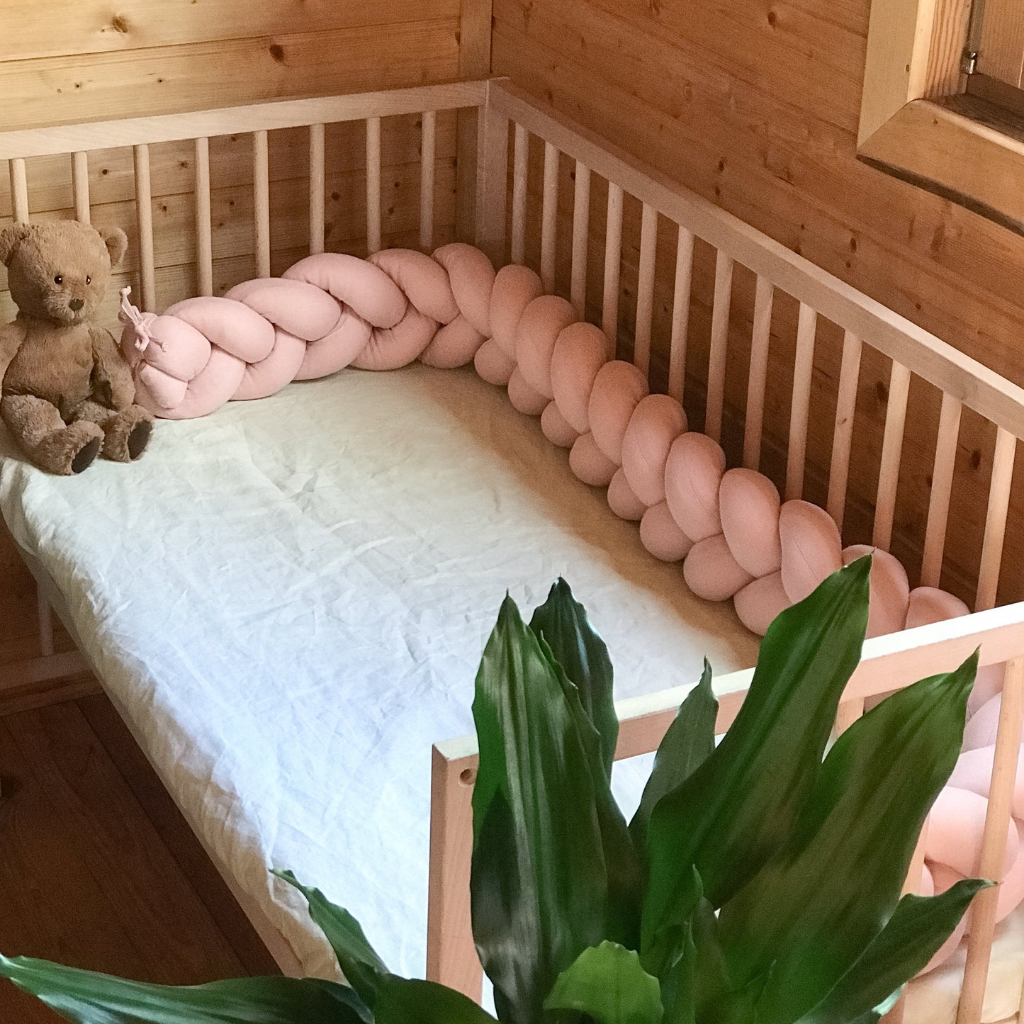 Braided Crib Bumper - Available in 6 Colors and 4 Sizes – BlueBird